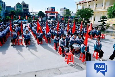 TRƯỜNG THCS NAM THANH LONG TRỌNG TỔ CHỨC LỄ KỶ NIỆM 43 NĂM NGÀY NHÀ GIÁO VIỆT NAM 2011
