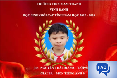 Vinh danh HSG cấp tỉnh khối 8,9 năm học 2025-2026
